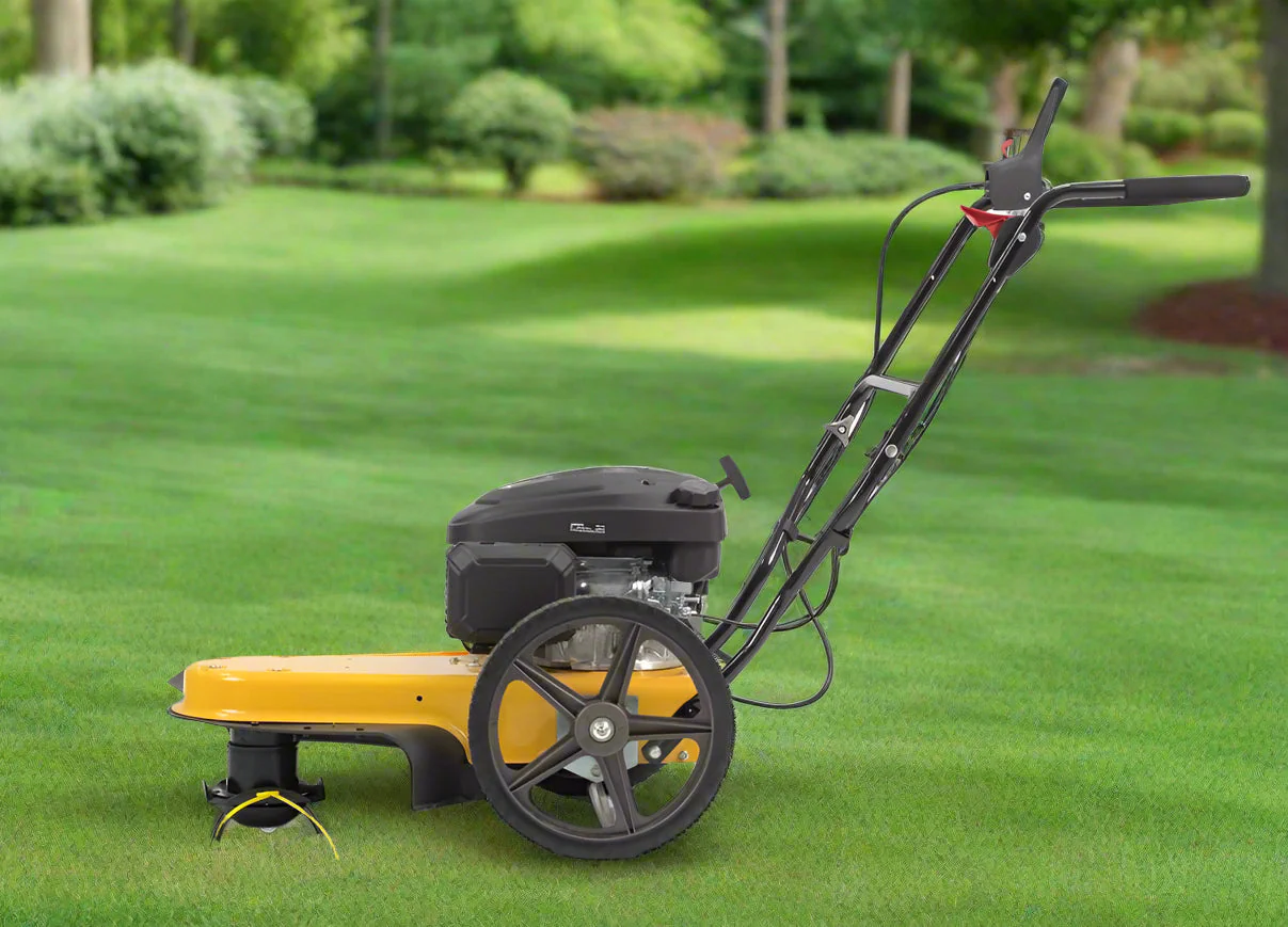 New Walk-Behind Wheeled String Trimmer – Heavy-Duty Grass & Weed Cutter 814541 - Image 4