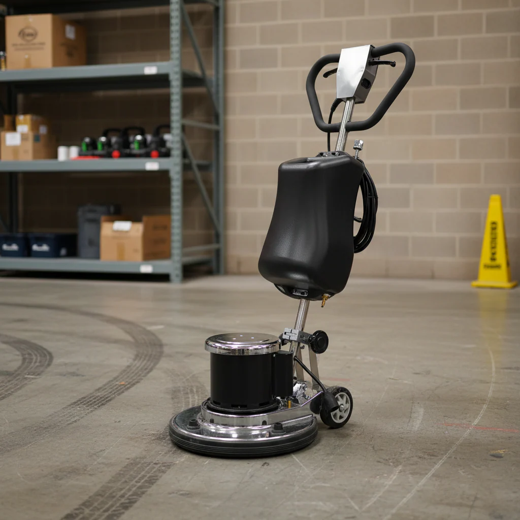 Walk-Behind Floor Polishing & Cleaning Machine with Built-In Water Tank | Model 730P17E