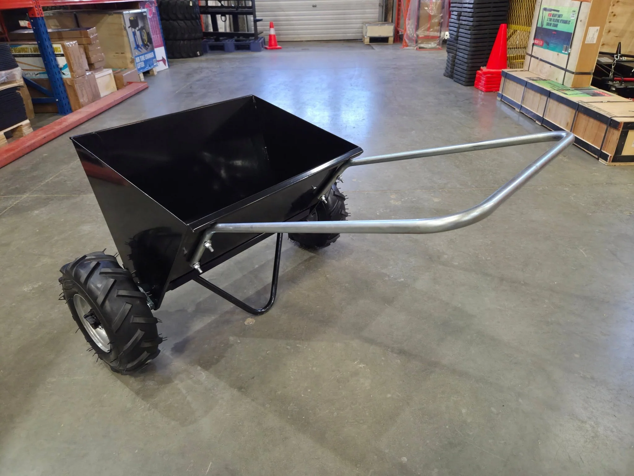 Walk-Behind Sand & Fertilizer Spreader Heavy Duty Hand Push – TSS71 - Image 6