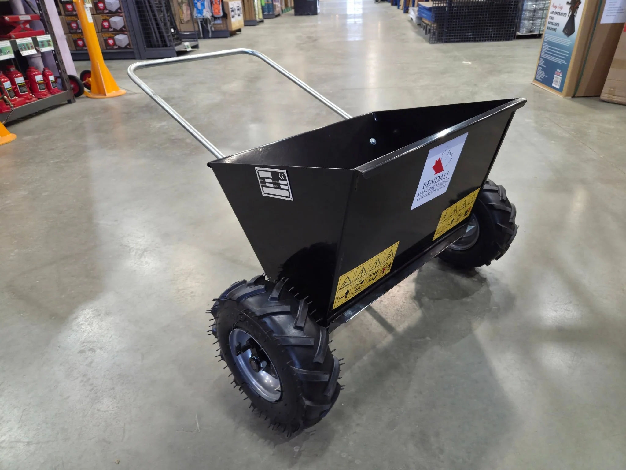 Walk-Behind Sand & Fertilizer Spreader Heavy Duty Hand Push – TSS71 - Image 7