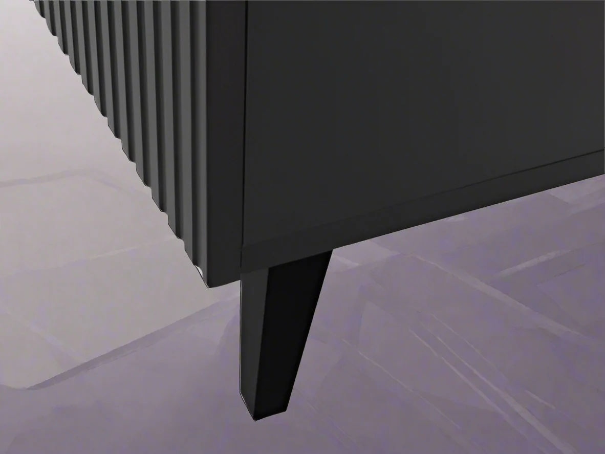 Wall Mounted Electric Fireplace TV Stand – 31.5" Insert with Modern Gloss Finish | Model TS056B - Image 3