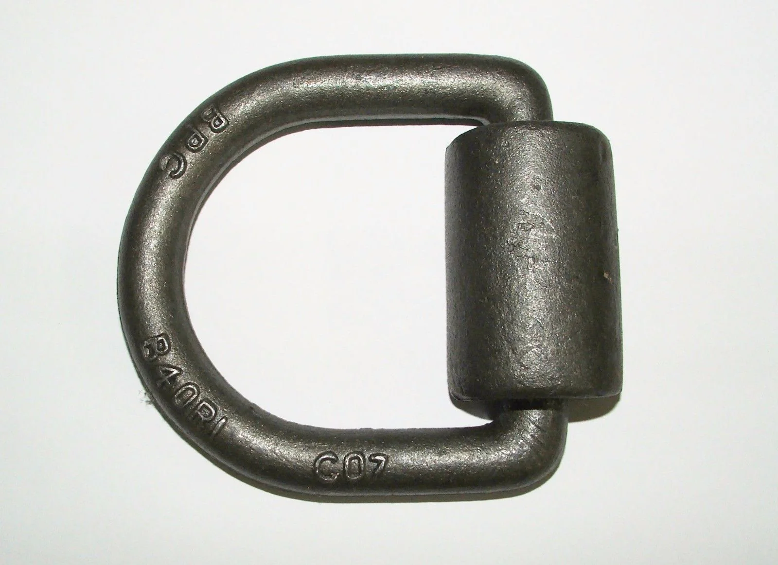 Heavy-Duty Weld-On Lashing D-Ring – Forged Steel Tie-Down Anchor 5/8" Ring and 1/2" Mount - Image 2