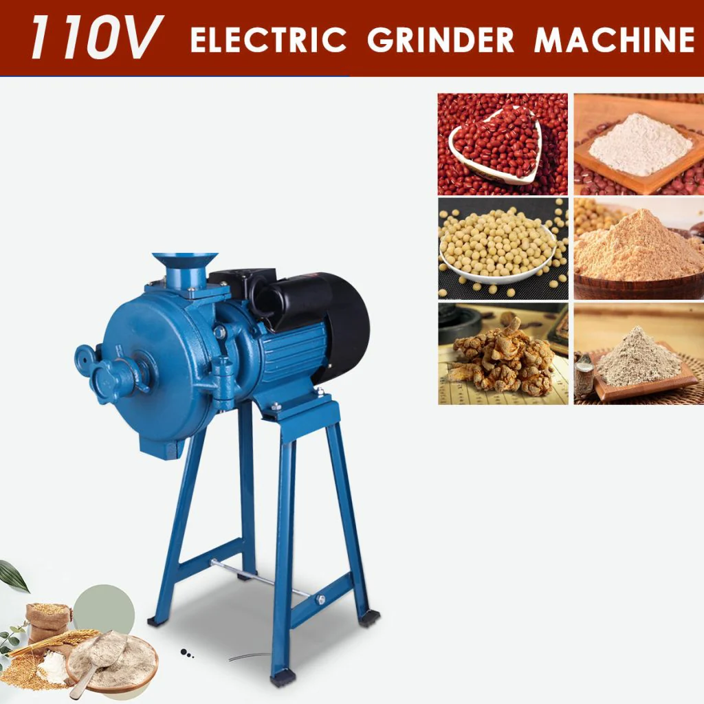 New Wet and Dry Flour Grain Grinding Machine – Electric Mill Grinder for Rice, Corn, Spices & More B35924 - Image 2