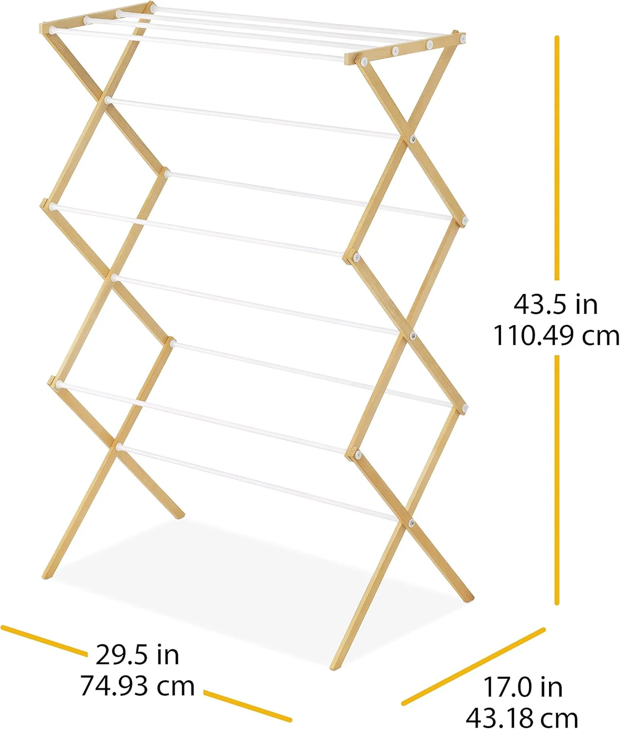 Whitmor Drying Rack, Hardwood, Wood - Image 3