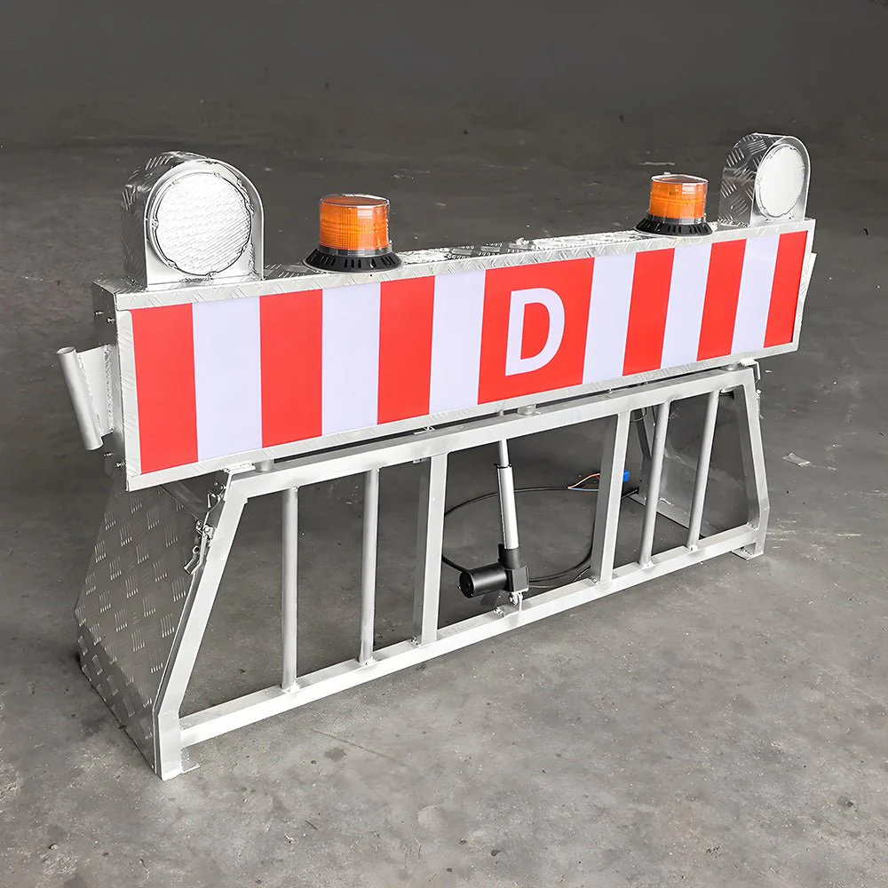 LED Pilot Car Escort Sign with Amber Beacons Heavy Duty Aluminum Frame with Hydraulic Lift 2934814
