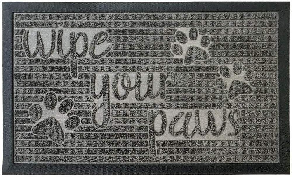 Wipe Your Paws Door Mat – 29x17" Entry Rug 728WPM