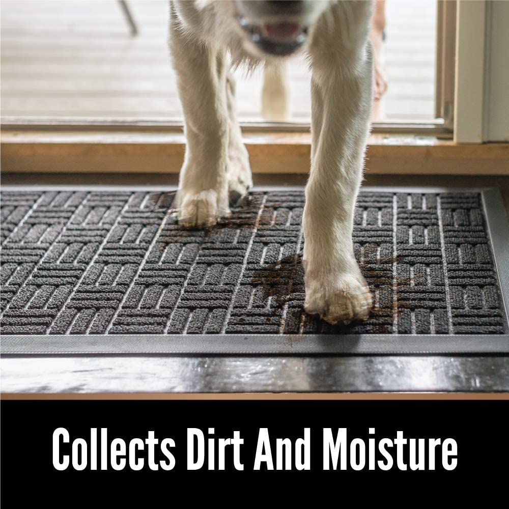 Wipe Your Paws Door Mat – 29x17" Entry Rug 728WPM - Image 4