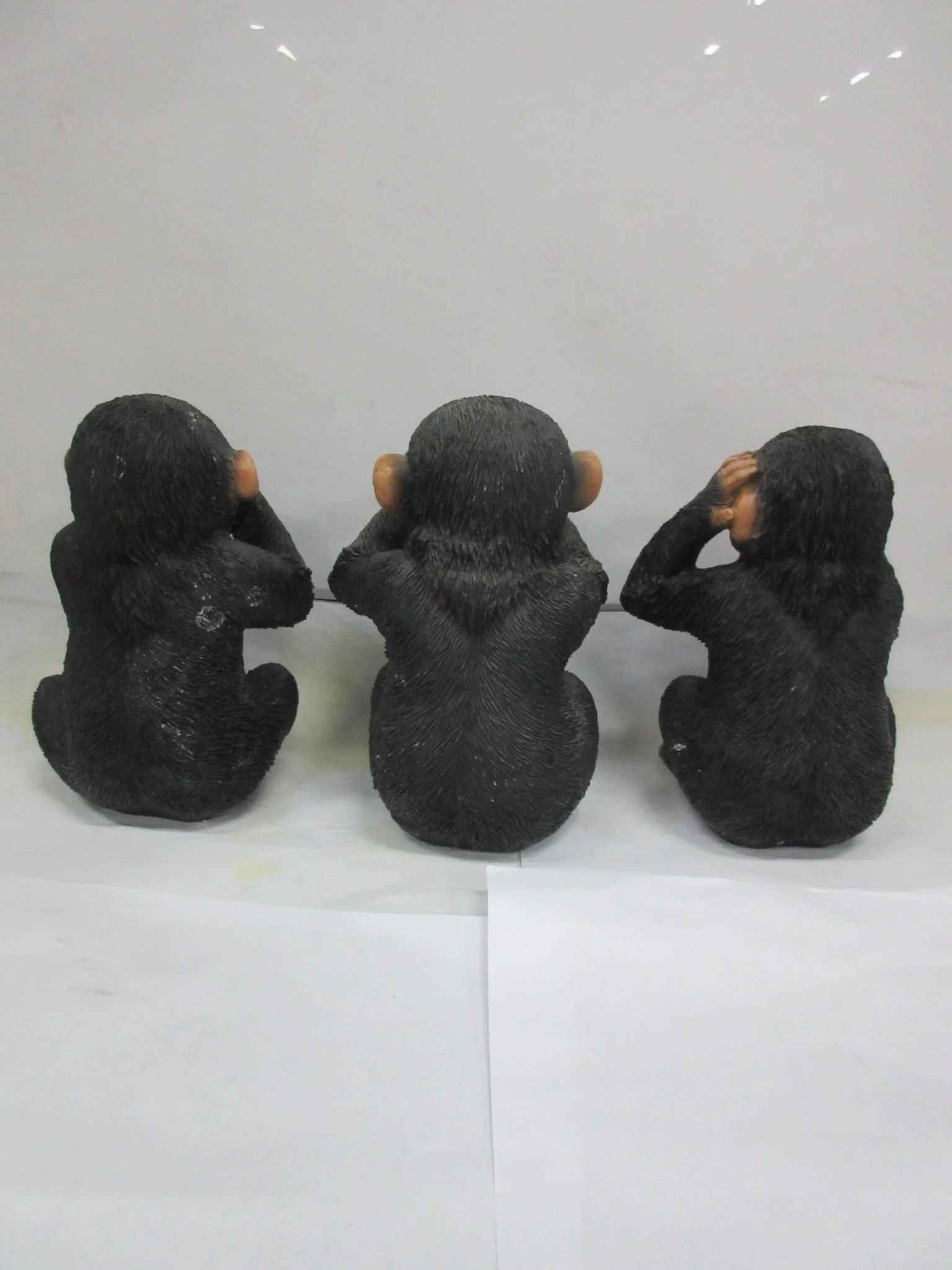 Garden Statue Set – Wise Monkeys “See No Evil, Hear No Evil, Speak No Evil” | SKU: 43295204 - Image 3