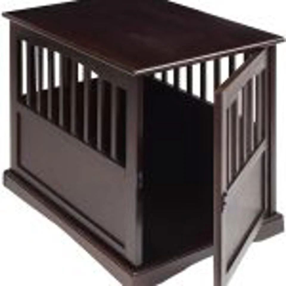 NEW Wooden Dog Cage & Pet Crate End Table – Stylish Indoor Kennel Furniture for Dogs 4112021 - Image 9
