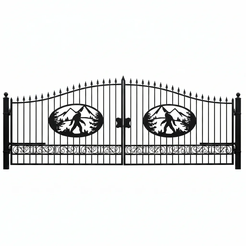 Wrought Iron Driveway Entry Gates – Durable & Decorative, Available in Multiple Sizes & Styles
