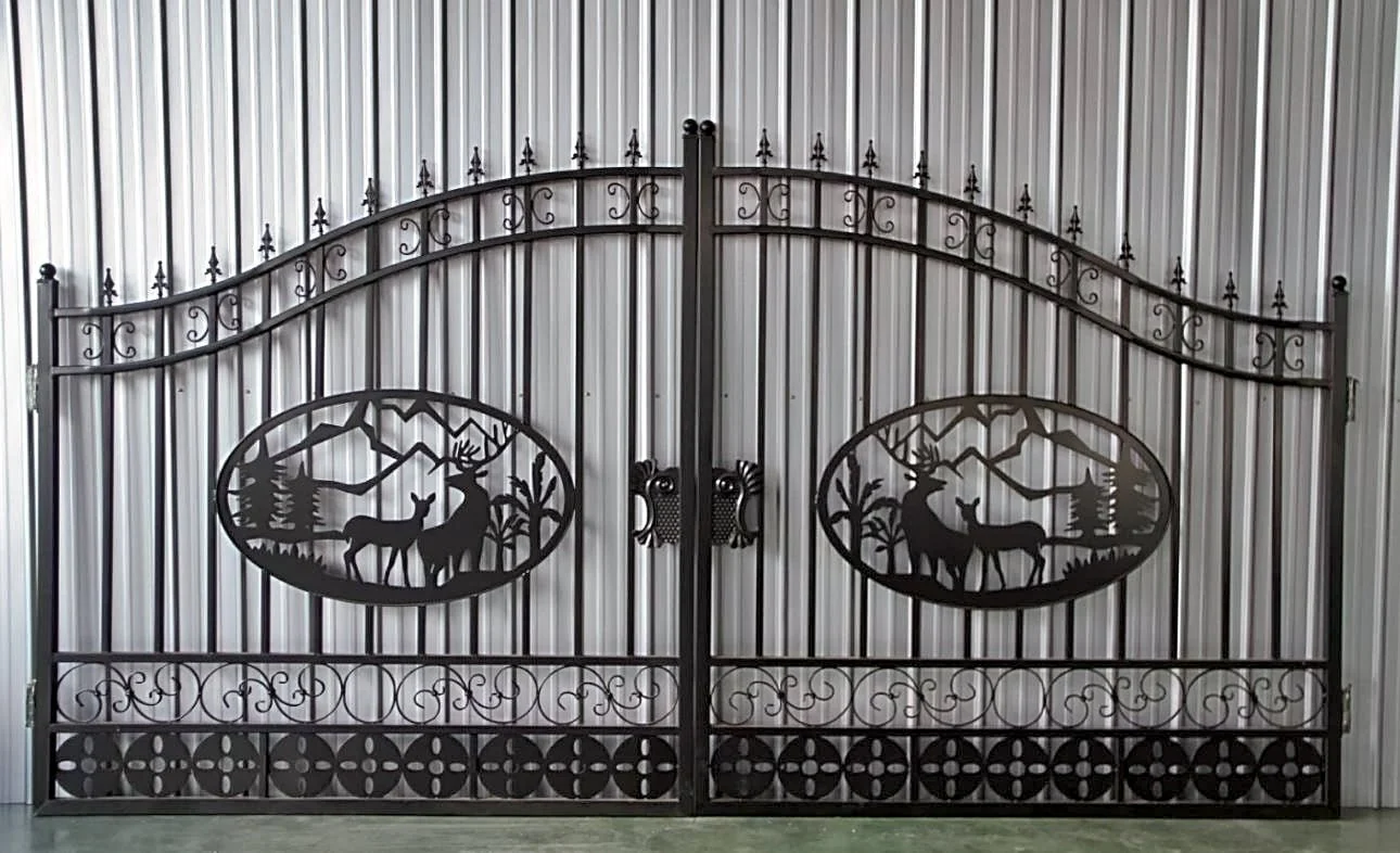 Wrought Iron Driveway Entry Gates – Durable & Decorative, Available in Multiple Sizes & Styles - Image 10