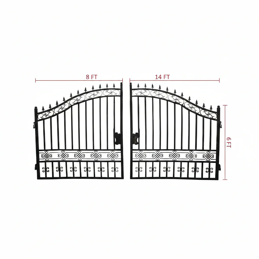 Wrought Iron Driveway Entry Gates – Durable & Decorative, Available in Multiple Sizes & Styles - Image 12