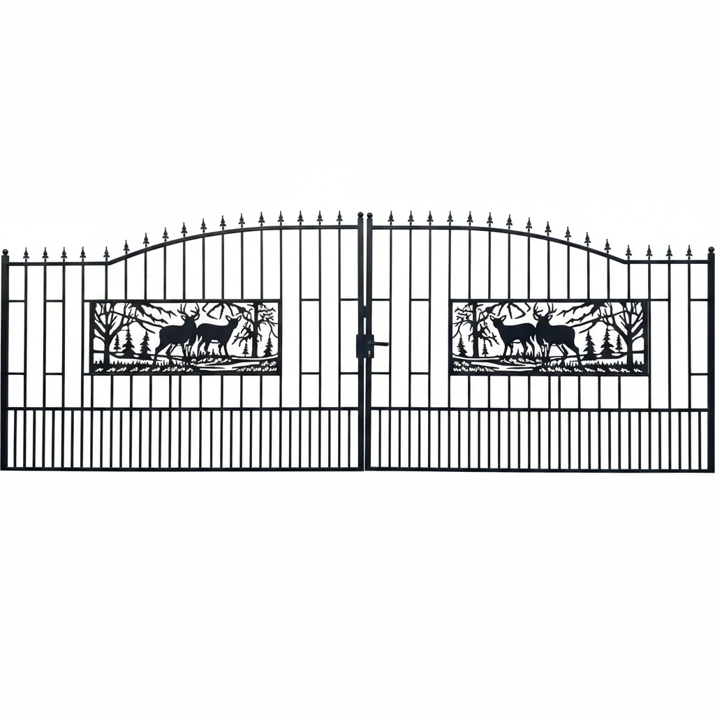Wrought Iron Driveway Entry Gates – Durable & Decorative, Available in Multiple Sizes & Styles - Image 15