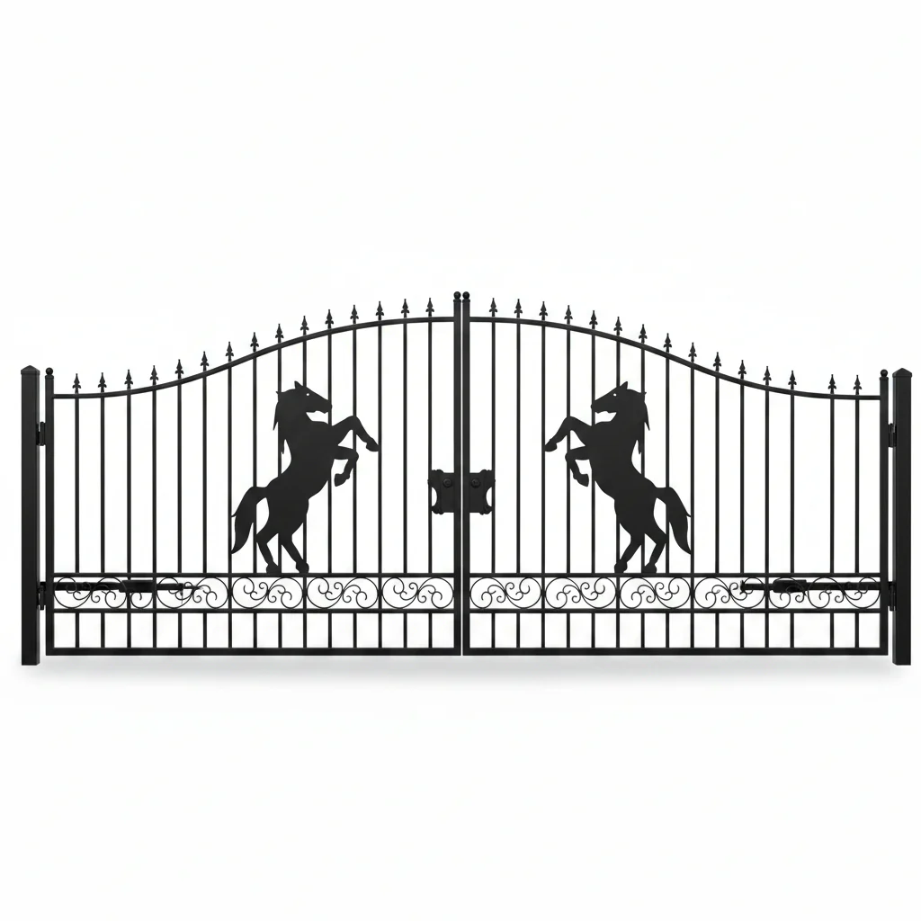 Wrought Iron Driveway Entry Gates – Durable & Decorative, Available in Multiple Sizes & Styles - Image 5