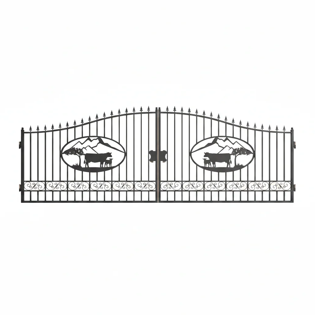 Wrought Iron Driveway Entry Gates – Durable & Decorative, Available in Multiple Sizes & Styles - Image 6