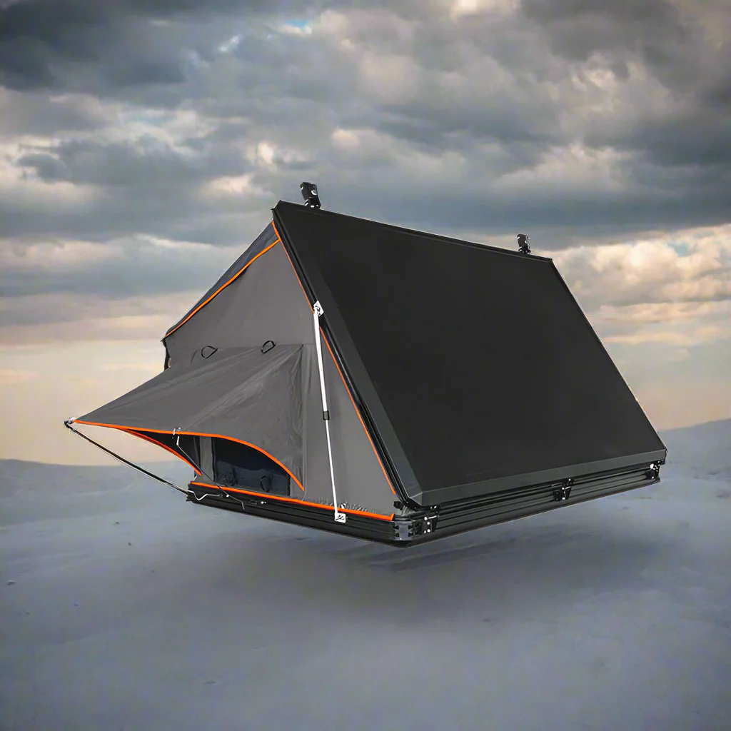 New X3 Hard Shell Rooftop Tent | 2–3 Person Aluminum Car Top Shelter w/ LED Light & Ladder X3RTT01 - Image 10