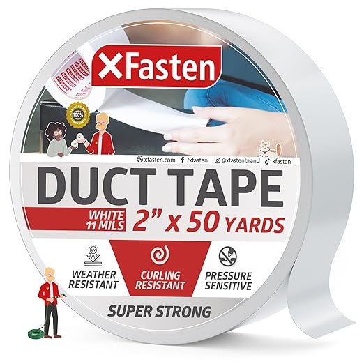 XFasten Super Strong Black Duct Tape 3 Inch x 30 Yards Waterproof Heavy Duty Tape - Image 4
