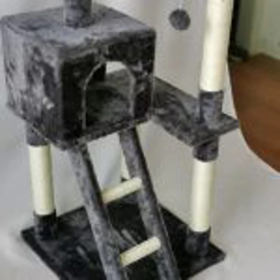 NEW XL Cat Tree Scratching Post with Ladder – Multi-Level Cat Tower for Large Cats & Kittens LBCT04G - Image 10