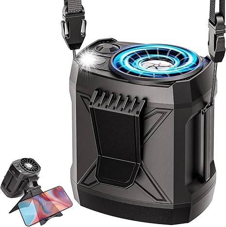 Yamokizy 4-in-1 Rechargeable Portable Waist Fan 3000mAh