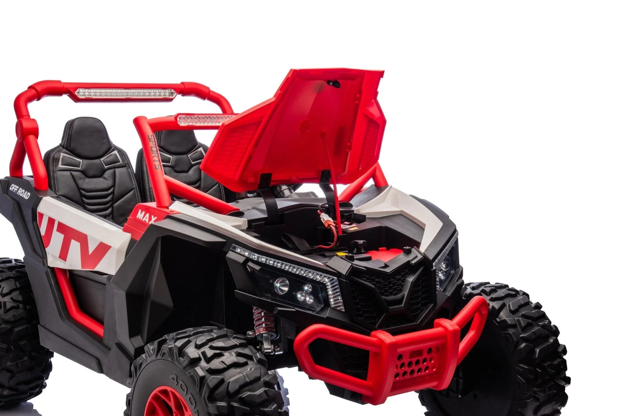 ZFORCE RZR Turbo 24V Ride-On Buggy – 2-Seater UTV with 4x795W Motors, 15 km/h Speed, MP4, Leather Seats, EVA Tires & Remote Control - Image 22