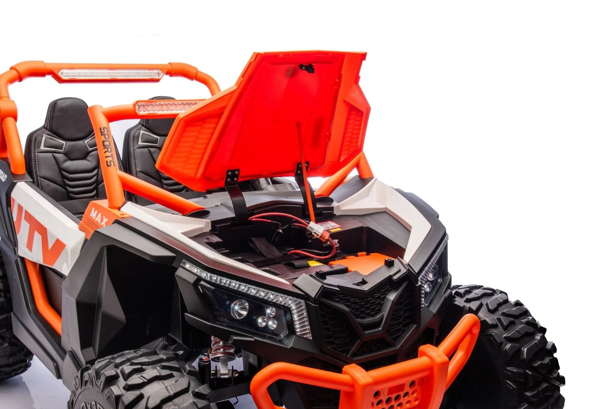 ZFORCE RZR Turbo 24V Ride-On Buggy – 2-Seater UTV with 4x795W Motors, 15 km/h Speed, MP4, Leather Seats, EVA Tires & Remote Control - Image 33